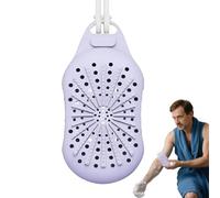 Soap Scrubber Bag, Double Sided Silicone, Shampoo Scrubber, 7.09x3.54x2.36 Inches, Non Slip Gentle Shower Sponge, Body Brush, Portable Cleaning Tool for Daily Care, Bathing