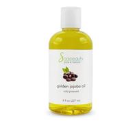 Soapeauty Golden Jojoba Oil | 100% Pure & Natural | Unrefined, Cold Pressed, Hexane Free | Moisturizing Oil for Skin, Face, Hair & Nails | 8 fl oz