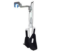 Soapow Estirador de cuello, terapia física, tracción cervical del cuello sobre la puerta para alivio del cuello, hombros y cabeza