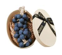 Soaprella Graperie Artisan Soaps, Grape Soap, Handmade Middle Eastern Grape Soap Bunch, Cold Process Soaps with Botanical Extracts, for Face/Body Wash, Home Decor (Black)