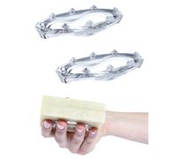 SoapStandle - Soporte para jabn en barra para bao y ducha, sin suciedad ni suciedad, hecho de plstico posconsumo, prctico paquete de 2 unidad