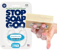 SoapStandle Soporte para jabón en Barra para baño y regadera, Transparente