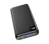 SOARAISE Bateria Externa 27000mAh 22,5W Carga Rapida PD QC3.0 Power Bank con 4 Salidas USB y Pantalla LED Cargador Portatil USB C Bateria Portatil para Smartphones Tablets