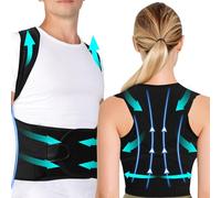 SOARFLY Corrector de Postura para Mujeres y Hombres Corrector Postura Espalda Ajustable y Transpirable, Postura Recta, Invisible Bajo la Ropa, Alivio del Dolor de Espalda (Tallas XL-4XL) (XXXXL)