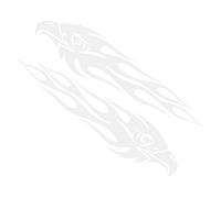 Soaring Bird Vehicle Graphic - Tipo adhesivo para personalización del coche | Película de PET mate con función de protección contra arañazos para uso en exteriores, insignia de puerta troncal, placa