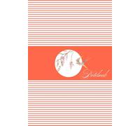 Soaring Swallow and Floral Notebook: Vintage Crimson Aesthetic Journal with To-Do List and 120 Lined Pages, Elegant Bird and Flower Art Cover, 6 x 9 Inches