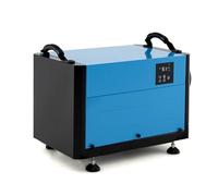 SOARS Deshumidificador de aire, Deshumidificador eléctrico profesional, 3 modos, manguera de escape, filtro extraíble para bodega, almacén, sótano (58 x 38 x 36 cm, azul)