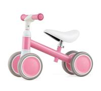 SOARS Draisienne Bebe sin Pedales, Bicicleta Infantil de 1 a 3 años, Asiento Ajustable 26,5 - 31,5 cm, Primera Bicicleta de 4 ruedas EVA Antideslizante, Dirección Limitada a 80°, Carga 25 KG, Regalo