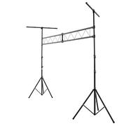 SOARS Lichttraverse - Soporte de luz plegable para DJ (180-360 cm, altura regulable, soporte de metal con 32 puntos de fijación, iluminación de hasta 100 kg)