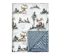 Soarwg Kids Mantas para bebés Regalo para recién Nacidos, Mantas Suaves con Revestimiento de Lunares, Tejidos de Lana, adecuados para Hombres y Mujeres, niños pequeños, niños y niñas 75x100 cm