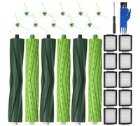 SOBEAU Recambios Repuestos para iRobot Roomba i7 i7+ i1 i1+ i3 i3+ i4 i4+ j7 j7+E5 E6 Aspiradora, Accesorios para Roomba E/I/J Serie, 3 juegos de Cepillos Principales,10 Filtro,10 Cepillo Late
