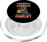 Sober Enough To Operate A Forklift Beber Seguridad PopSockets PopGrip para MagSafe