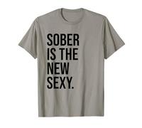 Sober is The New Sexy & Sober Anniversary Sobriety Recovery Camiseta