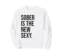 Sober is The New Sexy & Sober Anniversary Sobriety Recovery Sudadera