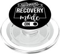 Sober Recovery Mode On Celebrate Sobriety 1 Year Anniversary PopSockets PopGrip para MagSafe