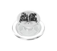 Soberanos duales infernales de Belial y Nebiros PopSockets PopGrip para MagSafe