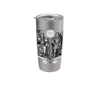 Soberanos duales infernales de Belial y Nebiros Vaso térmico de acero inoxidable de doble pared