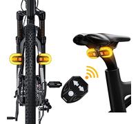 Sobeta-Luz trasera de bicicleta con señales de giro, USB recargable inalámbrico control remoto desmontable bicicleta de montaña luces traseras noche ciclismo seguridad advertencia luz