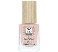 SO'BIO ÉTIC Endurecedor de uñas orgánico - Manicura natural | Cuarzo | Protege, repara y fortalece las uñas | Queratina vegetal y aceite de ricino orgánico | Vegano | Fabricado en Francia | 11 ml