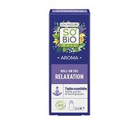 SO'BiO étic - Roll-on SOS Relaxation Bio con 7 aceites esenciales orgánicos - Aroma - Certificado Cosmebio - Roll-on de 5 ml