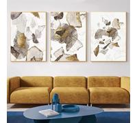 SOBMQ Arte Mural-Patrón Abstracto Estilo Arte Nórdico Moderno Impresión en Lienzo Pintura de Pared Sala de Estar Comedor Oficina Dormitorio Porche Decoración del Hogar-(50W*60Lcm)-3pcs Sin marco