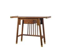 SOBOLON Mesa de Templo para el hogar Mesa de Altar de Estilo Chino, Altar Budista Antiguo, Caja de Incienso de Madera Maciza, Altar de Entrada de Caoba for el hogar Mesa de Meditación(M)