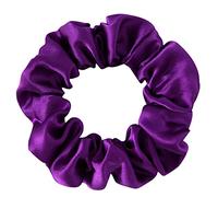 SOBONNY Coletero de seda para el cabello, 100 % seda de morera, no daña la prevención del encrespamiento, coletero para dormir, accesorios para el cabello para mujeres (violeta), 1 unidad