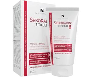 Soboradin FitoCell Mask, Mascarilla Fitocell para pérdida de cabello y recrecimiento con tecnología suiza Phytocelltec™ Malus Domestica y Biotina, 150 ml