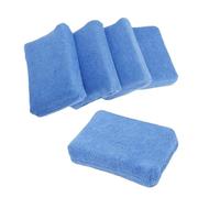 Sobotoo Paquete de 5 almohadillas aplicadoras de cera de microfibra, esponjas para detalles de coche, almohadillas de limpieza para coches limpios, herramienta de limpieza de automóviles