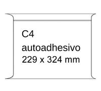 Sobre blanco exclusivo | 229 x 324 mm | adhesivo | C4 | 50 unidades