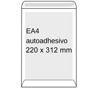 Sobre blanco reforzado | 220 x 312 mm | EA4 | adhesivo | 100 unidades