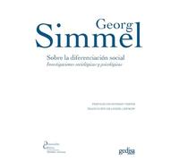 Sobre la diferenciación social: Investigaciones sociológicas y psicológicas: 323017 (Dimensión Clásica)