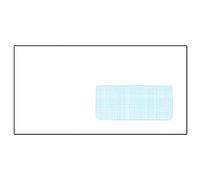 Sobre liderpapel blanco 115x225 mm ventana derecha trapezodial engomada papel offset 80gr caja de 500 unidades - SL36