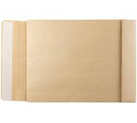 Sobre liderpapel bolsa fuelle kraft armado 280x365x50mm solapa tira de silicona papel 155 gr caja de 50 unidades - SL44