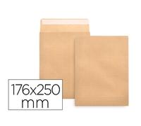 Sobre Liderpapel Bolsa N.14 Kraft B5 176X250 Mm Tira De Silicona Caja De 500 Unidades