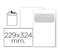 Sobre liderpapel bolsa n 8 blanco din 229x324 mm tira de silicona paquete de 25 unidades - SB93