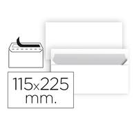 Sobre Liderpapel N 5 Blanco Americano 115X225 Mm Tira De Silicona Paquete De 25 Unidades