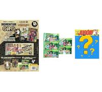 Sobre MOMENTUM ORO + REVISTA JUGÓN (sólo revista) + 5 sobres normales ADRENALYN 2024 2025 liga 24 25