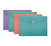 Sobre Para Documentos A4 PP Esselte Colour'Breeze , Paquete De 4 Surtidos A4