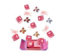 Sobre rebotante, , tarjeta de cubo de salto, función de efectivo oculta, pieza de decoración de propuesta romántica, suministro de felicitación, pequeñas cajas rosas para novio y pareja