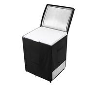 Sobre resistente a prueba de topógrafo vertical, cubierta antiintelectual | Accesorio al aire libre para gabinete refrigerado, tela de oxford gruesa, uso de la terraza de jardín de la casa