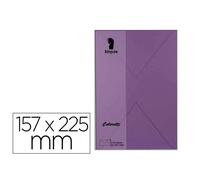 Sobre Rossler Coloretti C5 Color Lila 157X225 Mm Pack De 5 Unidades