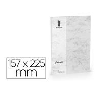 Sobre Rossler Coloretti C5 Color Marmol Gris 157X225 Mm Pack De 5 Unidades