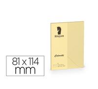 Sobre Rossler Coloretti C7 Color Marron Arena 81X114 Mm Pack De 5 Unidades