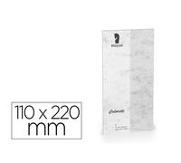 Sobre Rossler Coloretti Dl Americano Color Marmol Gris 110X220 Mm Pack De 5 Unidades