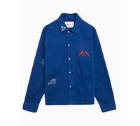 Sobrecamisa bordado forét Forager para hombre Azul L