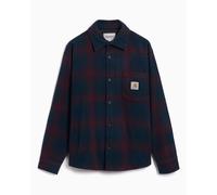 Sobrecamisa de cuadros Relaxed Carhartt WIP Brennan Unisex Azul L