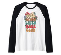 Sobreestimulado Moms Club Divertido Retro Introvertido Floral Camiseta Manga Raglan