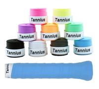 Sobregrips de tenis Tannius Dry Feel (paquete de 9). Cinta de agarre para raqueta de tenis de larga duraci n, superabsorbente y antideslizante (c