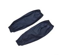 Sobremangas protectoras para cocina e industrial, guantes de poliuretano impermeables con puños elásticos de muñeca a codo, fundas de brazo a prueba de aceite (azul)